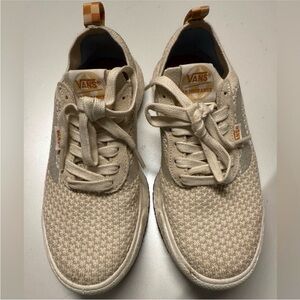 Vans Cream Casual Shoes